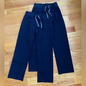 FIGS navy blue scrub pants, lot of 2